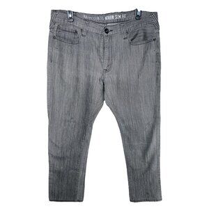G By Guess Korbin Slim Fit Gray Denim Jeans For Men Size 36X30
